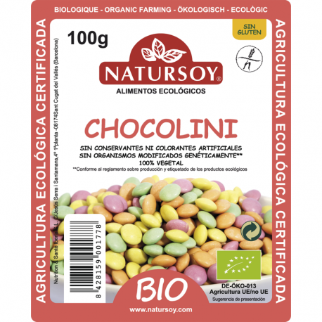 CHOCOLINIS BIO 100GR, NATURSOY