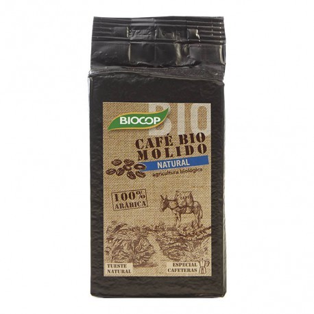 Cafe molido arabica bio 500g Biocop
