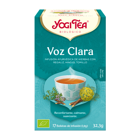 YOGI TEA VOZ CLARA 3,23GR