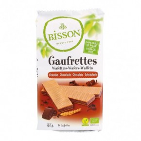 GALLETA GAUFRETTES CHOCOLATE 190GR,  BISSON