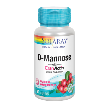 D-MANNOSE/CRANACTIN  60CAPS, SOLARAY