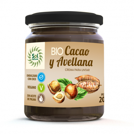 Crema de avellana y cacao  285g - ¡RECETA MEJORADA! - Natruly
