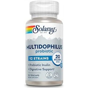 MULTIDOPHILUS PROBIOTIC 50 VEGCAPS, SOLARAY